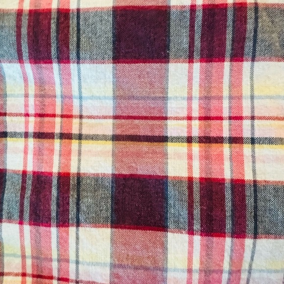 Janie and Jack Plaid Button-Down Shirt Size 8 Long Sleeve - Picture 5 of 7